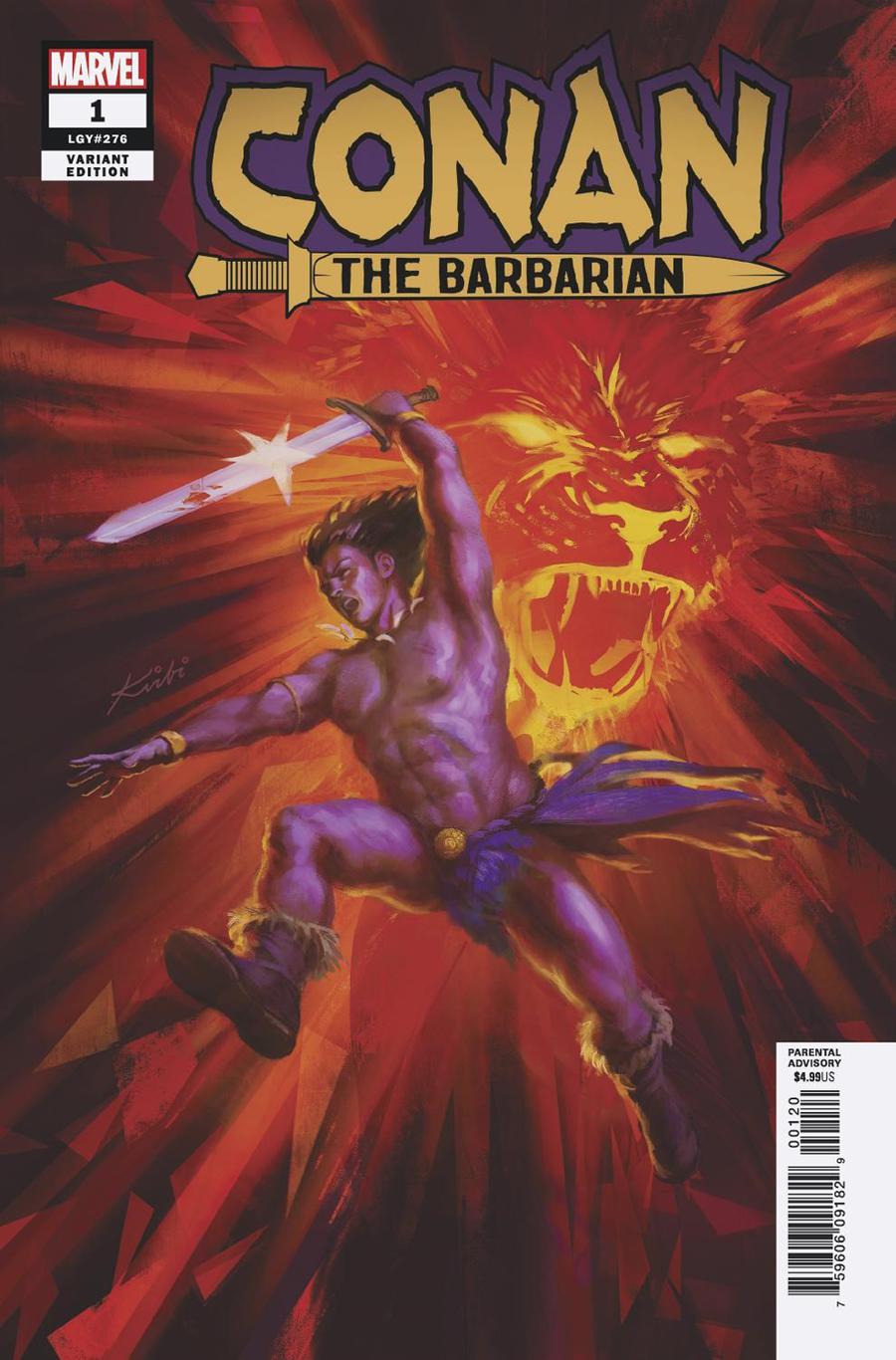 Conan The Barbarian Vol 4 #1 Cover D Variant Kirbi Fagan Cover