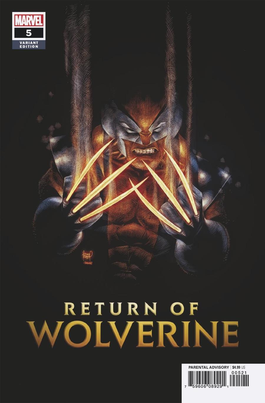 Return Of Wolverine #5 Cover B Variant Adam Kubert Cover