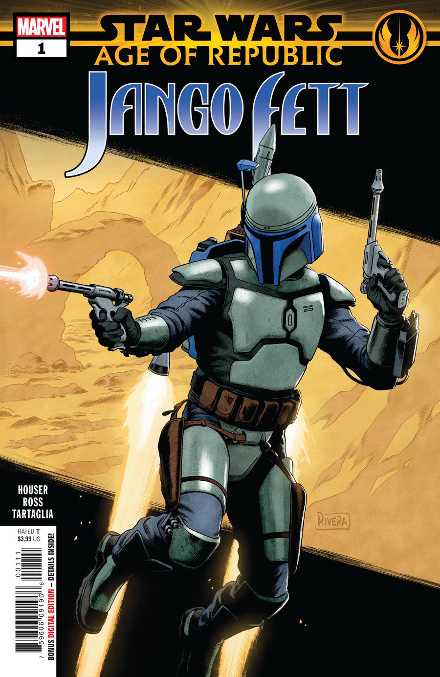 Star Wars Age Of Republic Jango Fett #1 Cover A Regular Paolo Rivera Cover