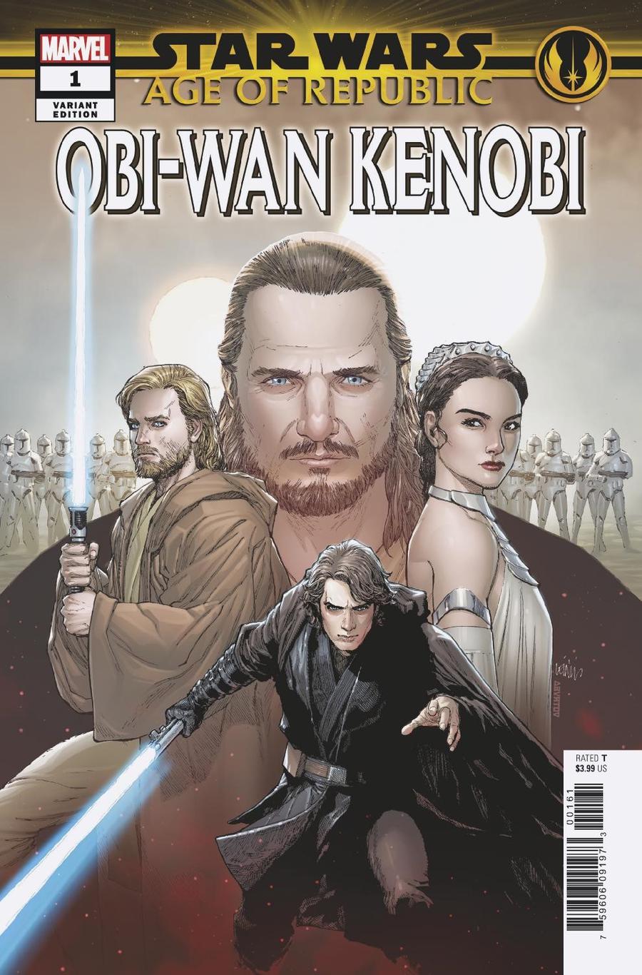 Star Wars Age Of Republic Obi-Wan Kenobi #1 Cover D Variant Leinil Francis Yu Heroes Cover