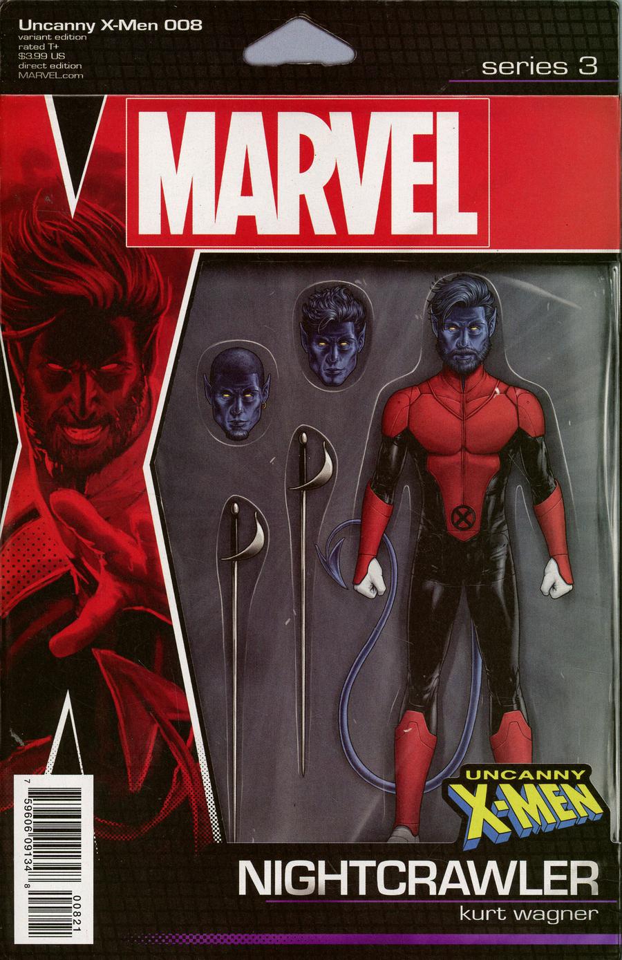 Uncanny X-Men Vol 5 #8 Cover B Variant John Tyler Christopher Action Figure Cover