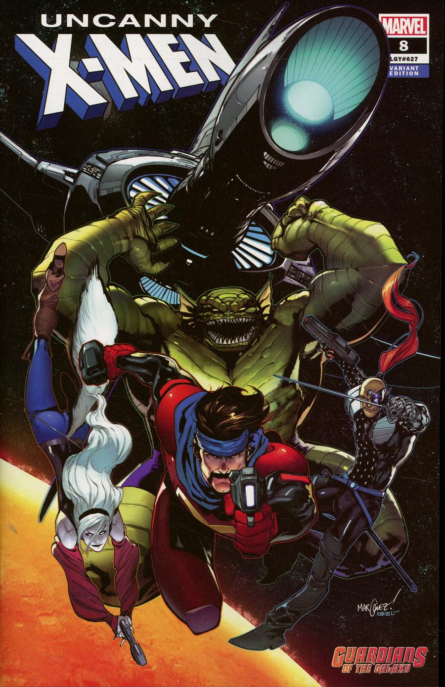 Uncanny X-Men Vol 5 #8 Cover C Variant David Marquez Guardians Of The Galaxy Cover