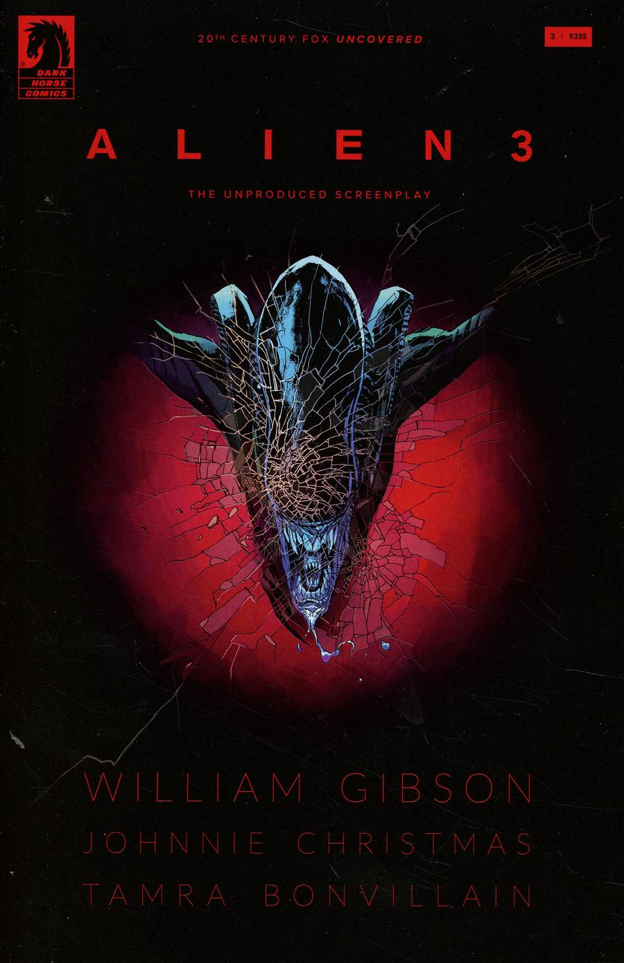 William Gibsons Alien 3 #3 Cover A Regular Johnnie Christmas Cover