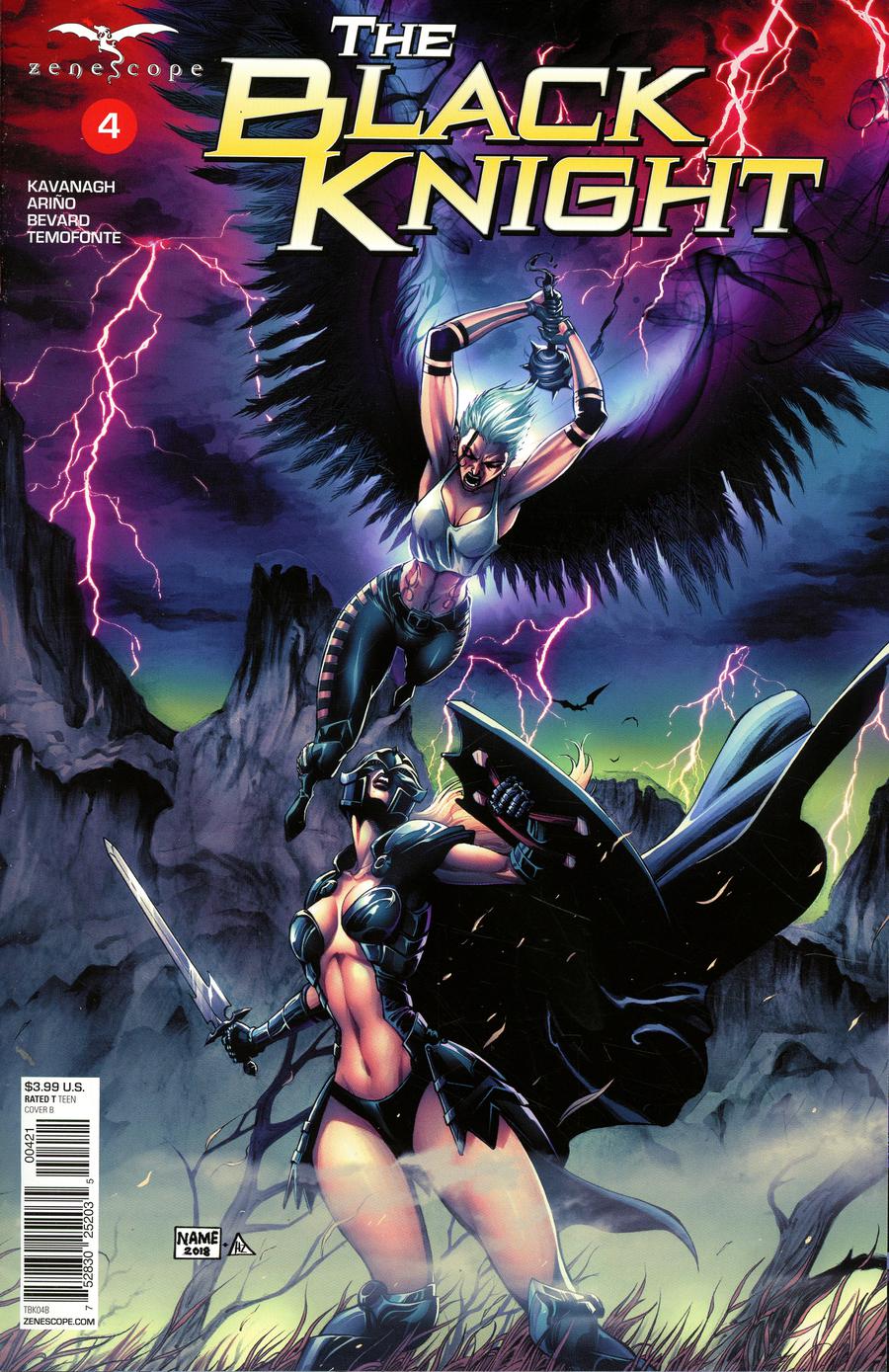 Grimm Fairy Tales Presents Black Knight #4 Cover B Eman Casallos