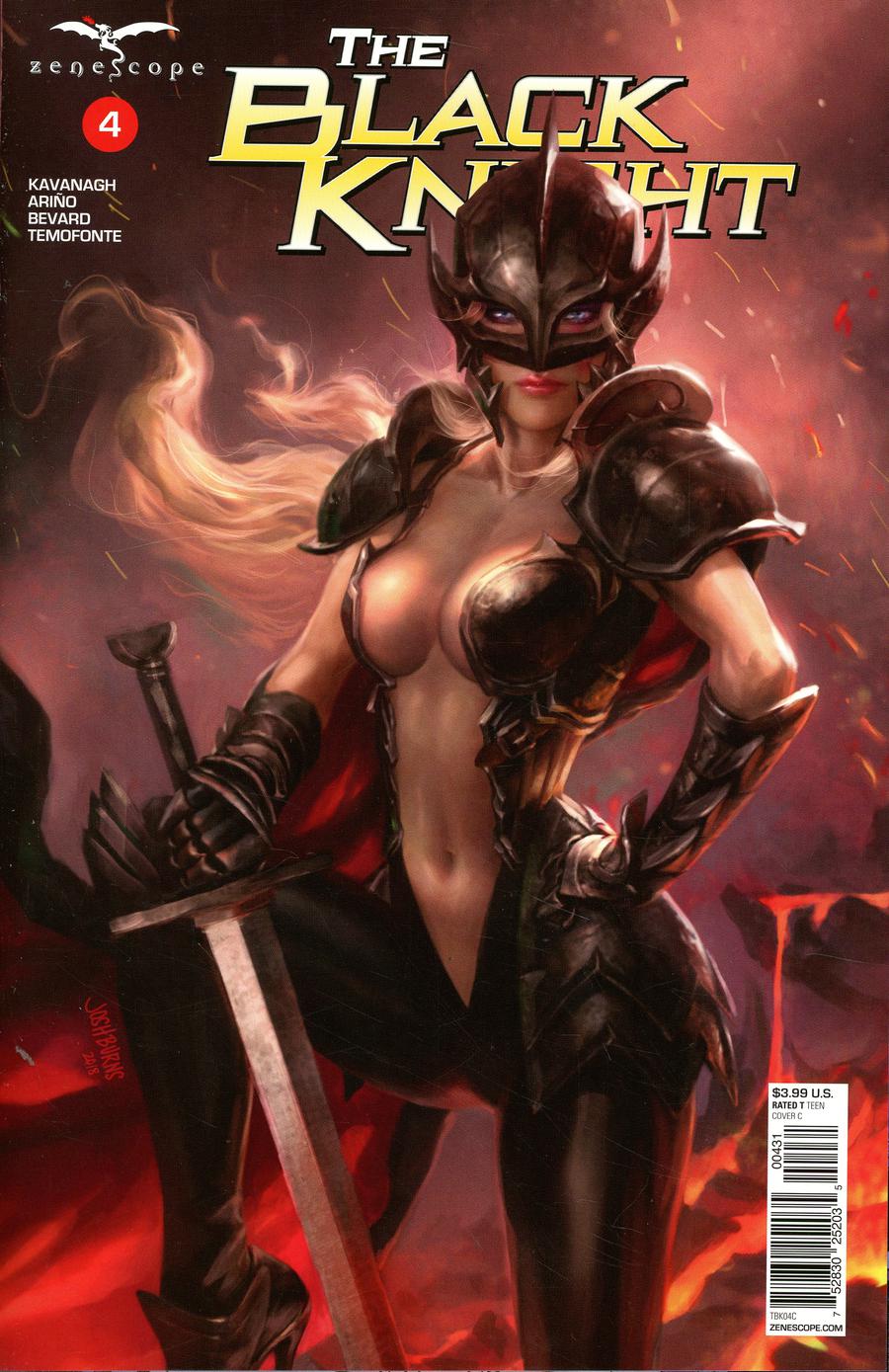 Grimm Fairy Tales Presents Black Knight #4 Cover C Josh Burns