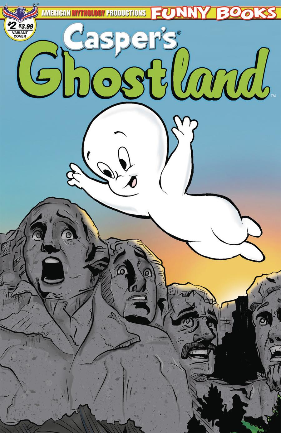 Caspers Ghostland Vol 2 #2 Cover B Variant Buz Hasson & Ken Haeser Mount Ghostmore Cover