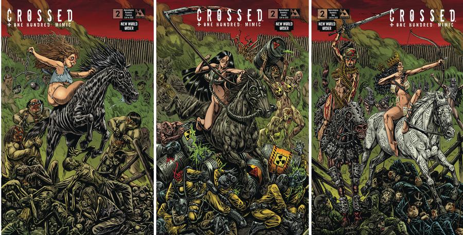 Crossed Plus 100 Mimic #2 New World Order Apocalypse Raiders (Set Of 3)