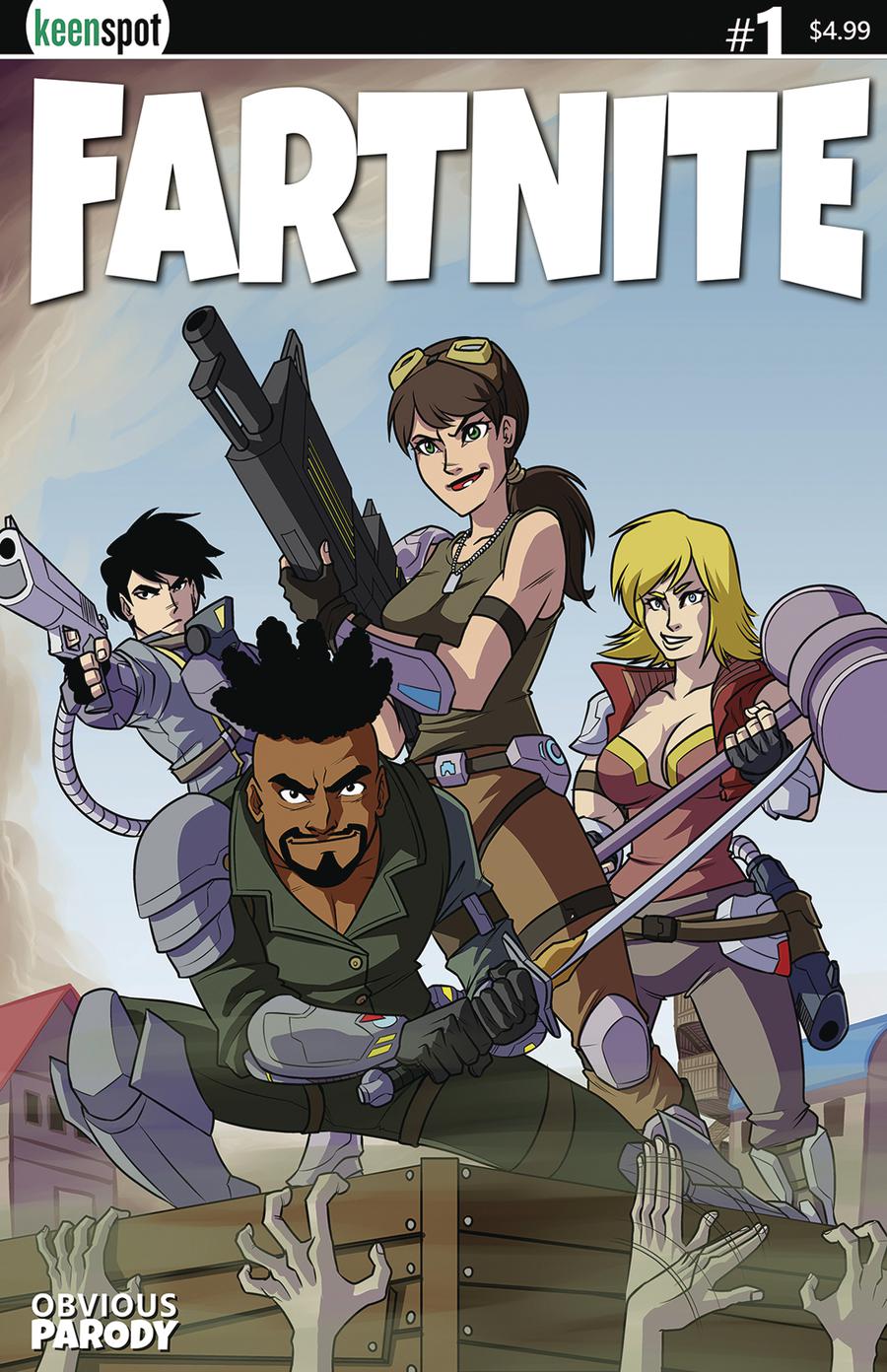 Fartnite #1 Cover E Variant Remy Eisu Mokhtar Box Art Cover