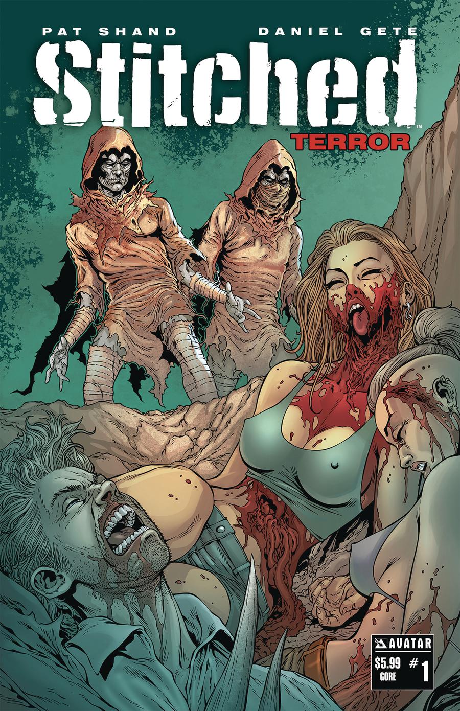 Stitched Terror #1 Cover F Gore Cover