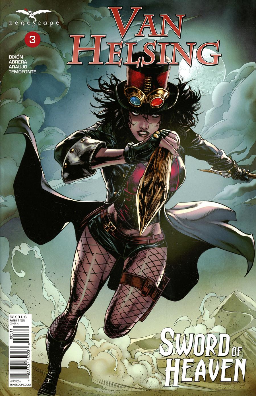 Grimm Fairy Tales Presents Van Helsing Sword Of Heaven #3 Cover A Caanan White