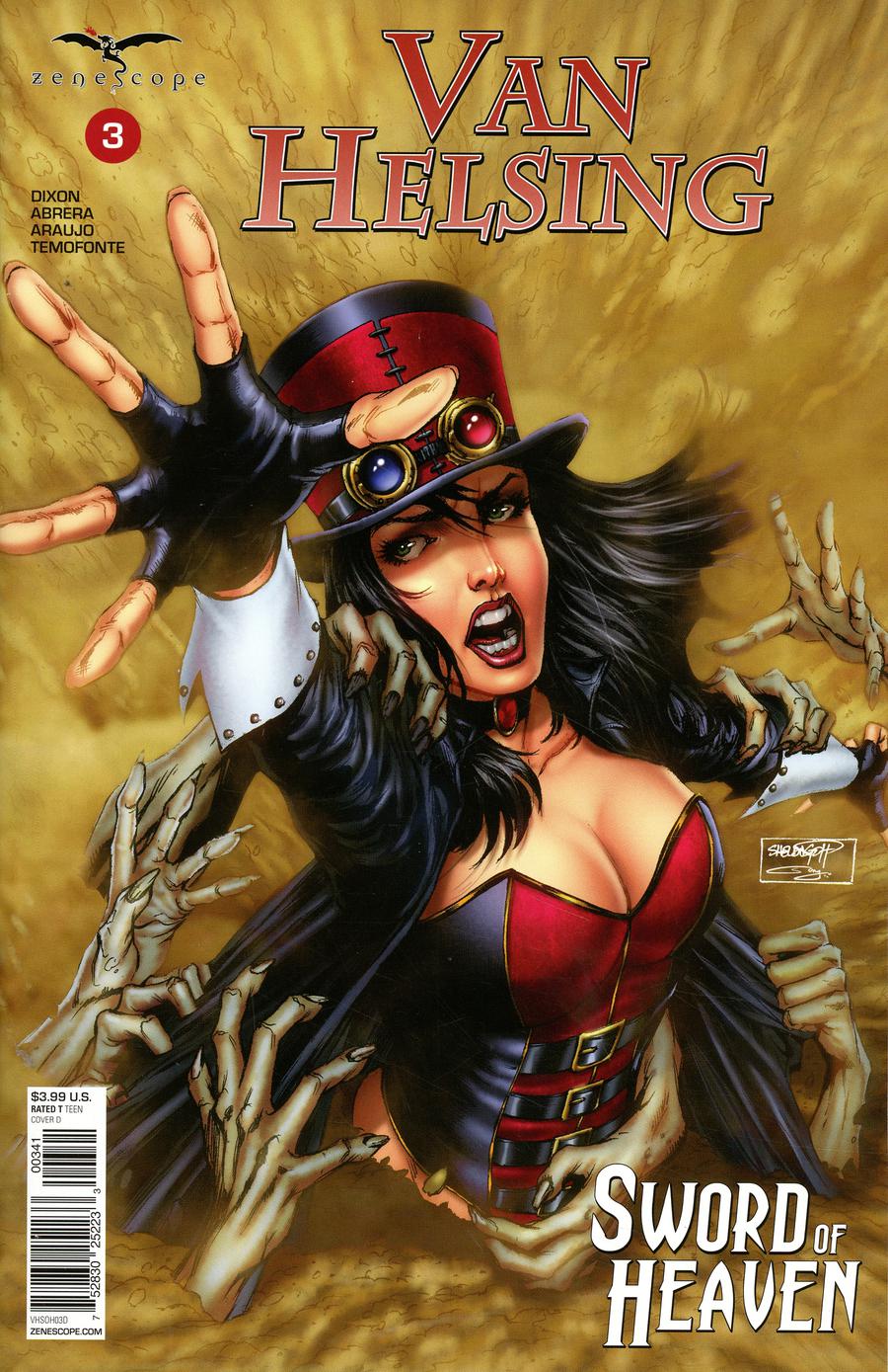 Grimm Fairy Tales Presents Van Helsing Sword Of Heaven #3 Cover D Sheldon Goh