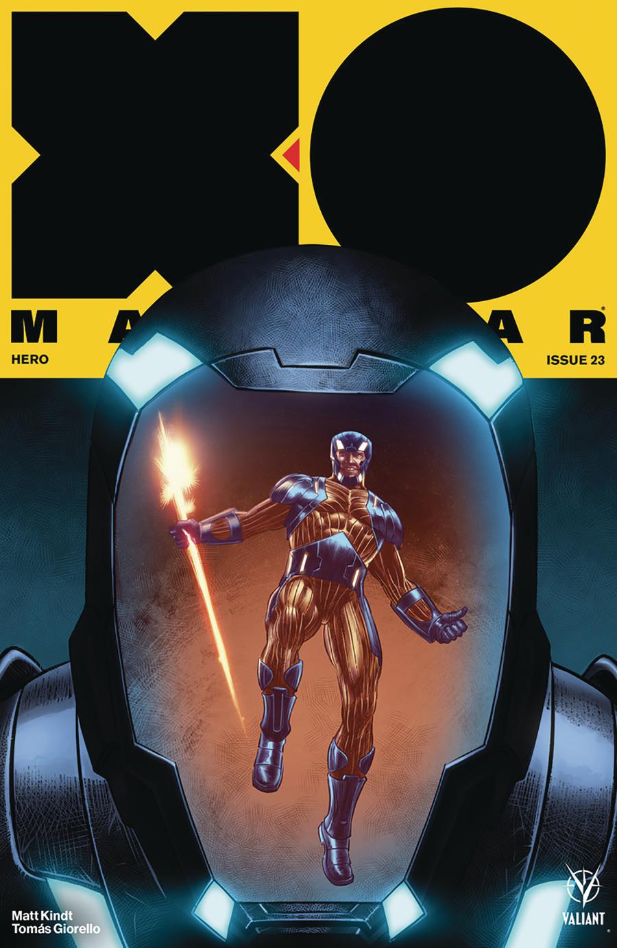 X-O Manowar Vol 4 #23 Cover B Variant Diego Yapur Cover