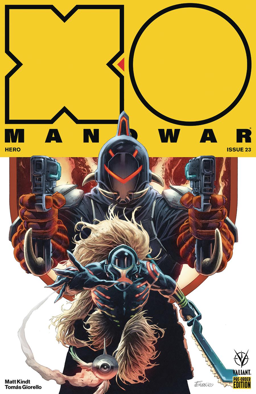 X-O Manowar Vol 4 #23 Cover D Variant Tomas Giorello Cover