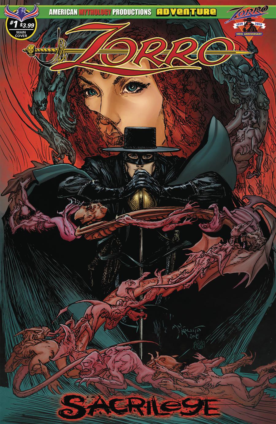 Zorro Sacrilege #1 Cover A Regular Michael William Kaluta Cover