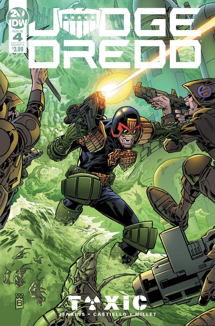 Judge Dredd Toxic #4 Cover A Regular Mark Buckingham Cover