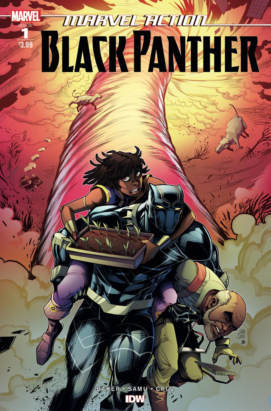 Marvel Action Black Panther #1 Cover A Regular Juan Samu Cover