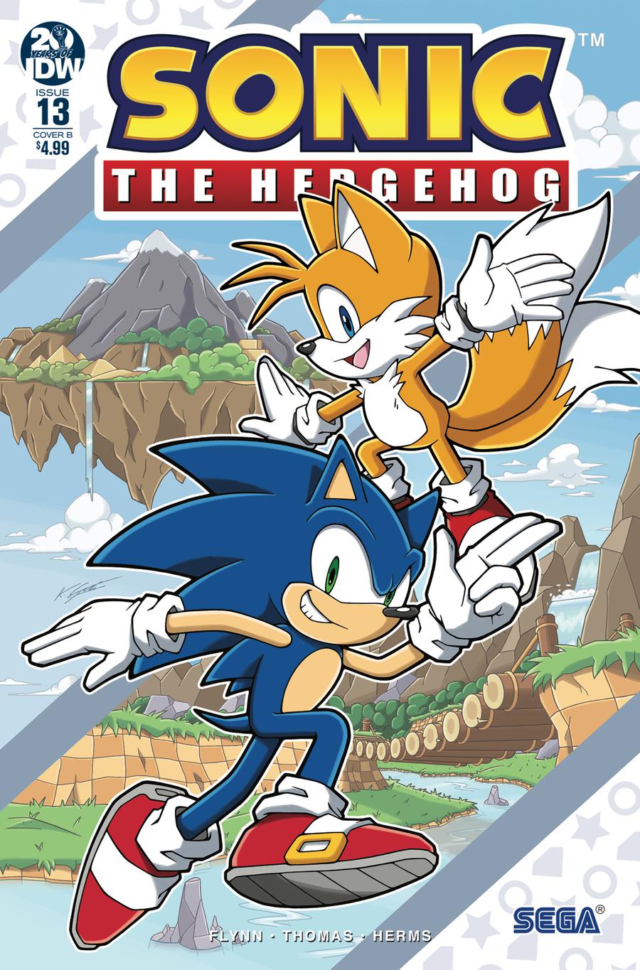 Sonic The Hedgehog Vol 3 #13 Cover B Variant Kieran Gates Cover