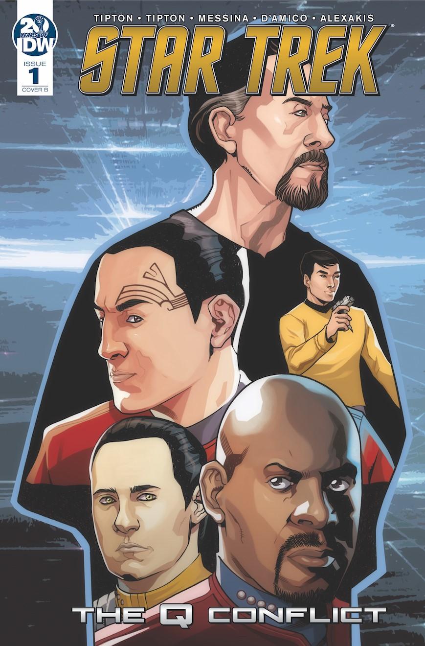 Star Trek Q Conflict #1 Cover B Variant David Messina Cover