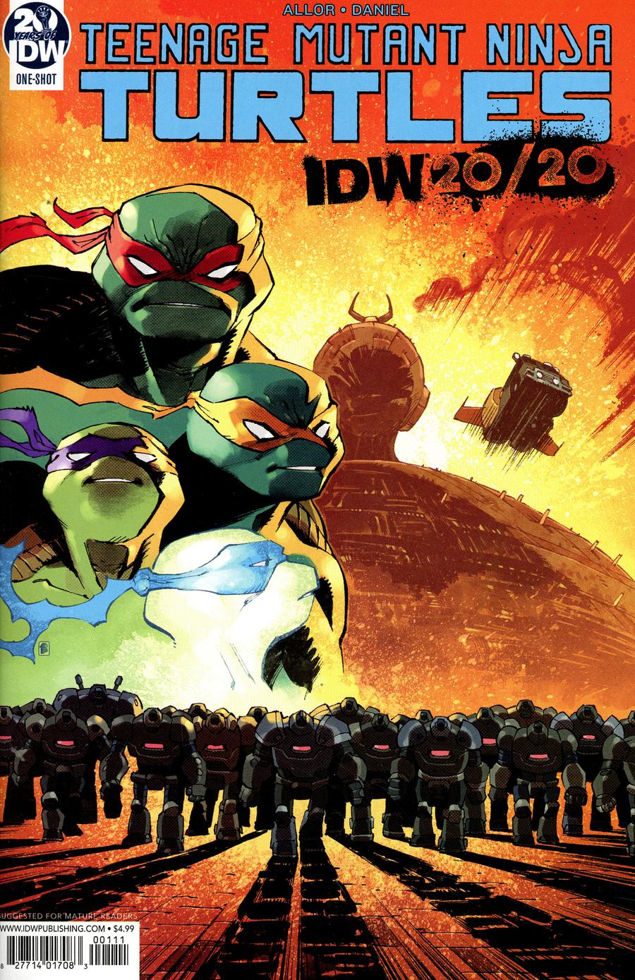 Teenage Mutant Ninja Turtles IDW 20/20 Cover A Regular Nelson Daniel Cover