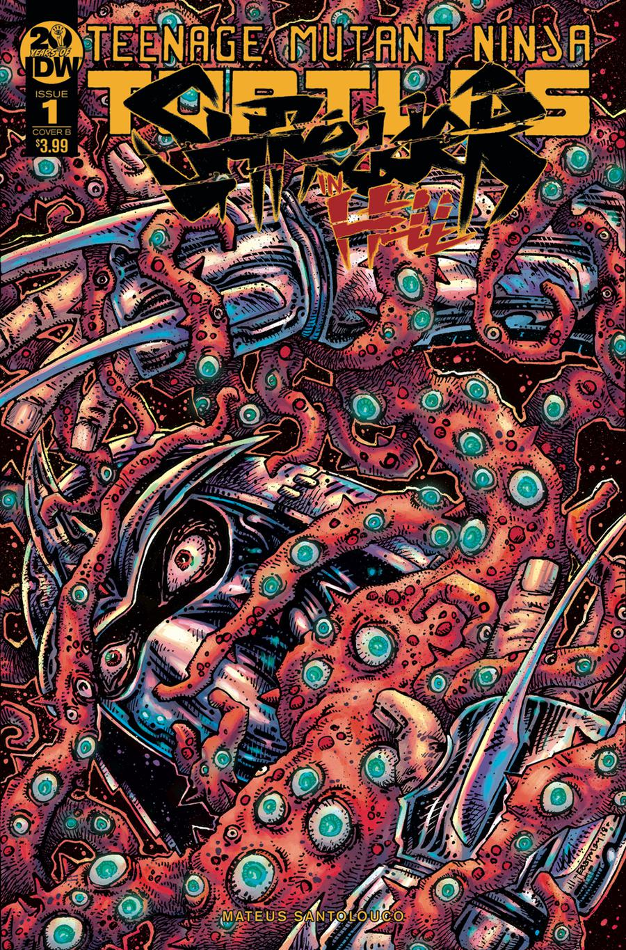 Teenage Mutant Ninja Turtles Shredder In Hell #1 Cover B Variant Kevin Eastman Cover