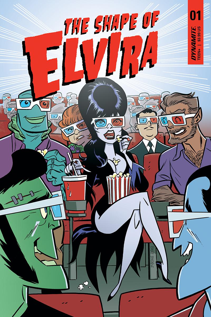 Elvira Shape Of Elvira #1 Cover B Variant J Bone Cover