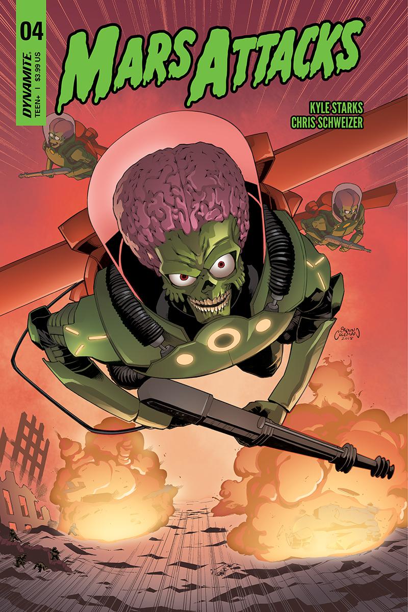 Mars Attacks Vol 4 #4 Cover B Variant Ruairi Coleman Cover