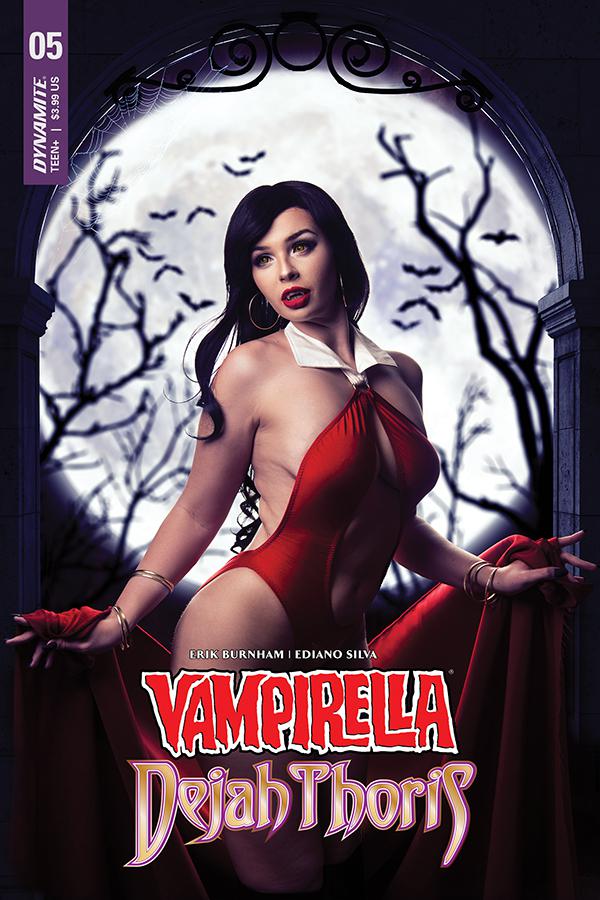Vampirella Dejah Thoris #5 Cover E Variant Vampirella Cosplay Photo Cover