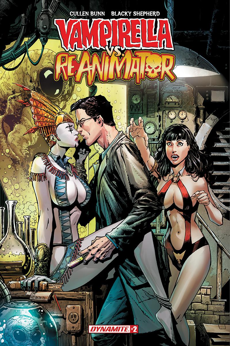 Vampirella vs Reanimator #2 Cover A Regular Johnny Desjardins Cover