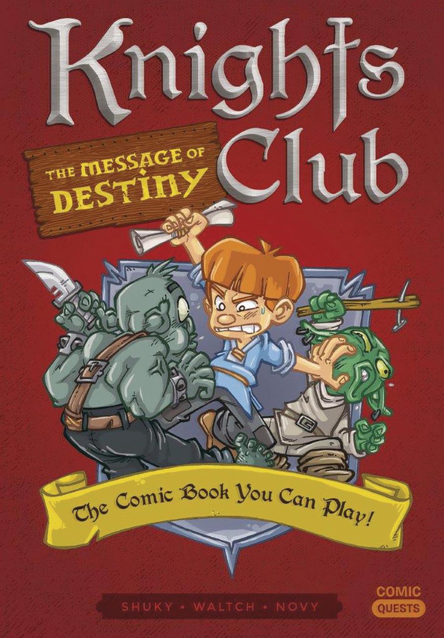 Comic Quests Vol 4 Knights Club Message Of Destiny TP