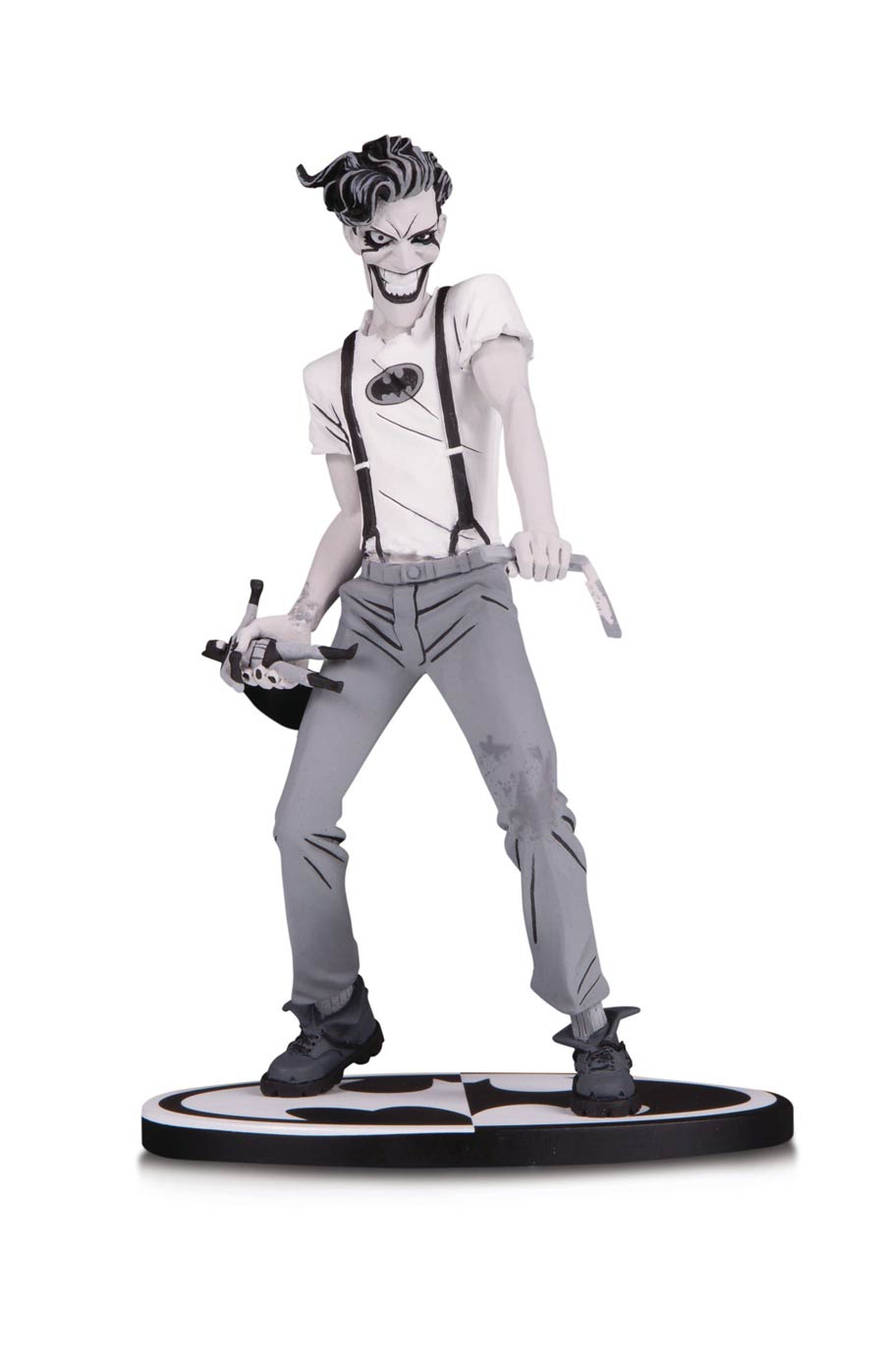 Batman Black & White Series White Knight Joker Mini Statue By Sean Murphy