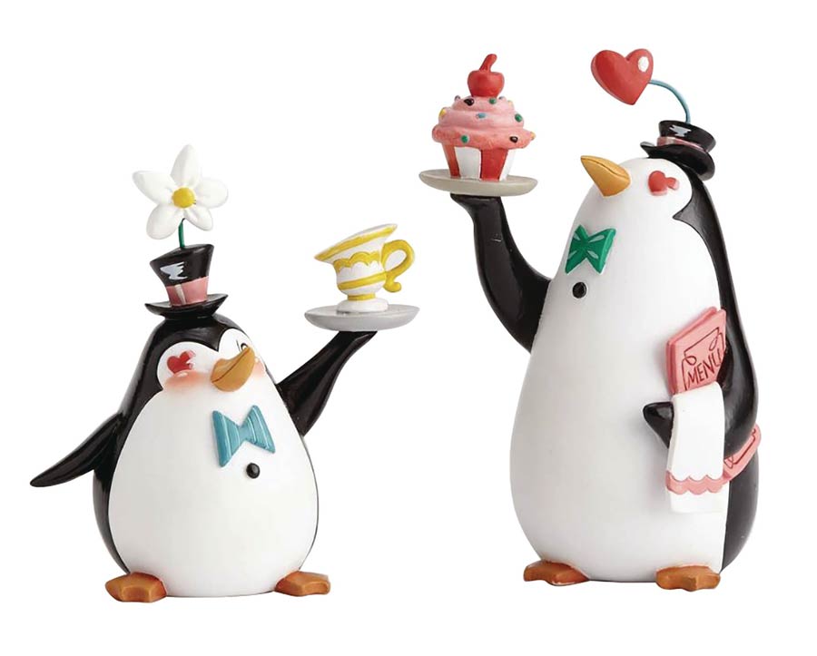 World Of Miss Mindy Mary Poppins Figurine - Penguin Waiters