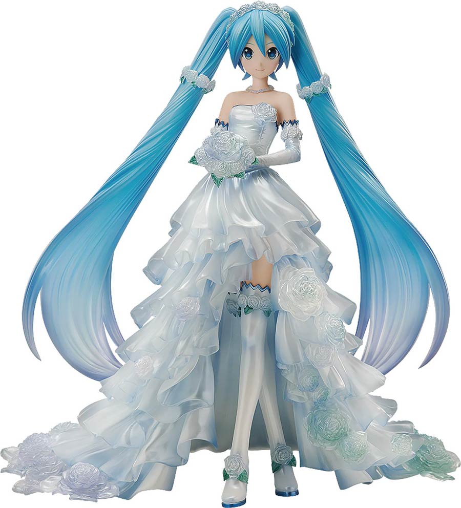 Character Vocal Series 01 Hatsune Miku Wedding Dress 1/7 Scale PVC Figure