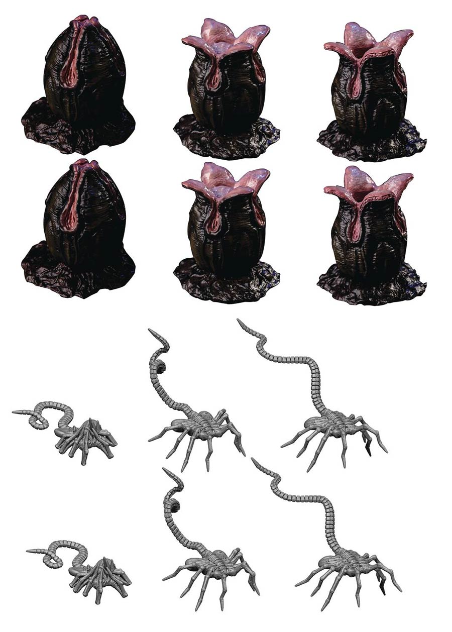 Alien Covenant Alien Eggs 1/18 Scale Previews Exclusive 12-Piece Figure Set