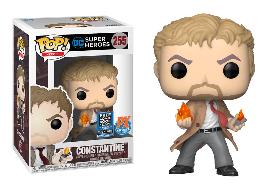 FCBD 2019 POP DC Heroes John Constantine Previews Exclusive Vinyl Figure (Limit 1 Per Customer)