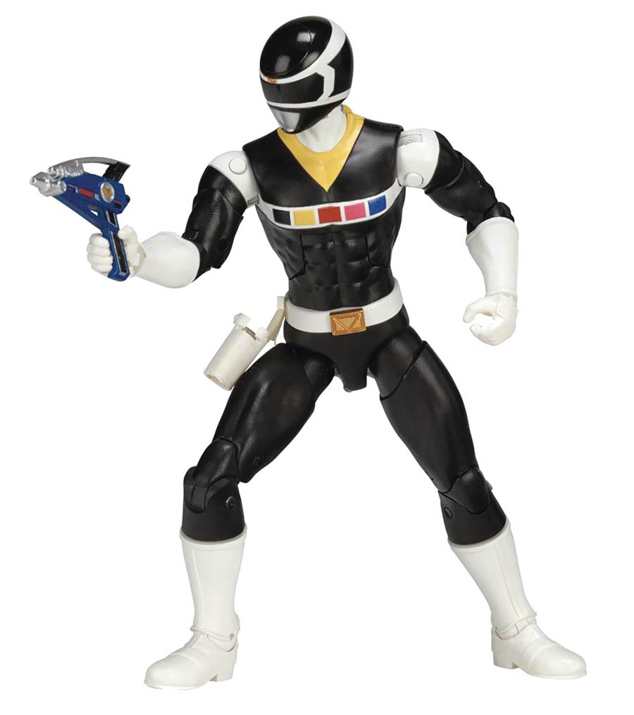 Power Rangers Legacy Power Rangers In Space Black Ranger 6-Inch Action Figure Case