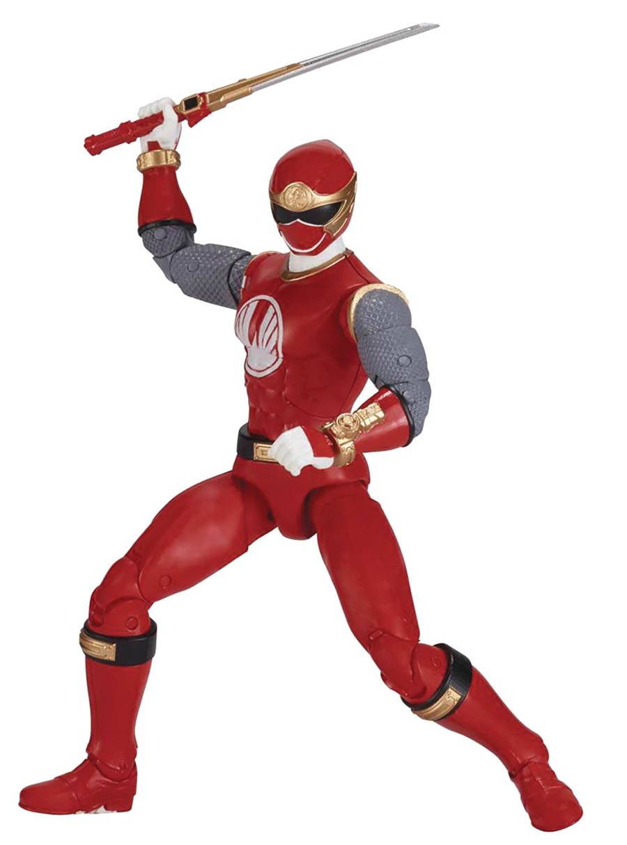 Power Rangers Legacy Ninja Storm Red Ranger 6-Inch Action Figure Case