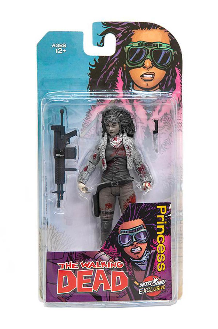 Walking Dead Princess Action Figure Black & White Bloody Version