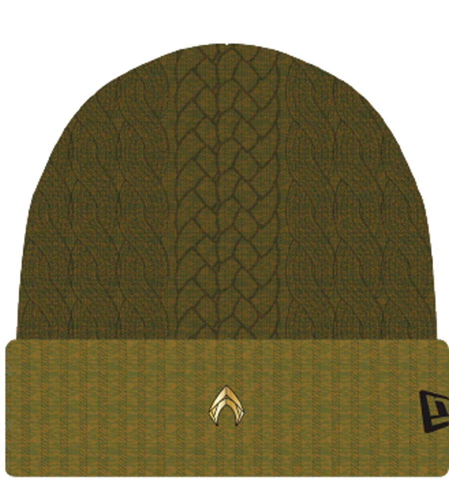 Aquaman Movie New Olive Cuff Knit Cap