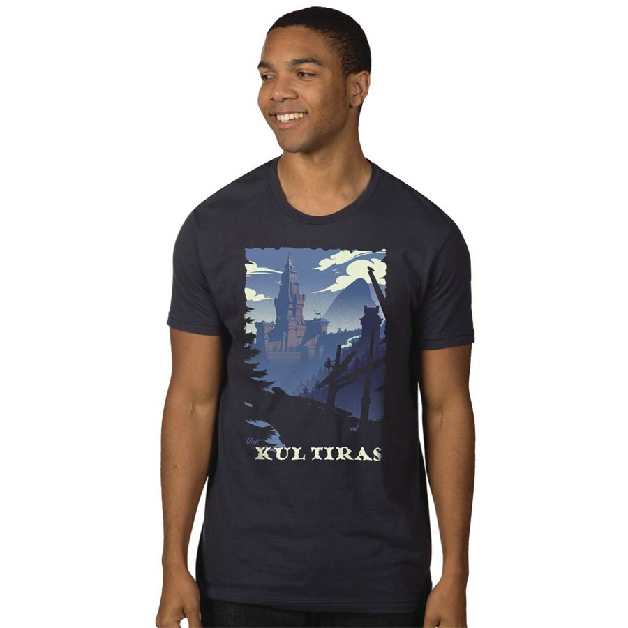 World Of Warcraft Battle For Azeroth Visit Kul Tiras Navy T-Shirt Large