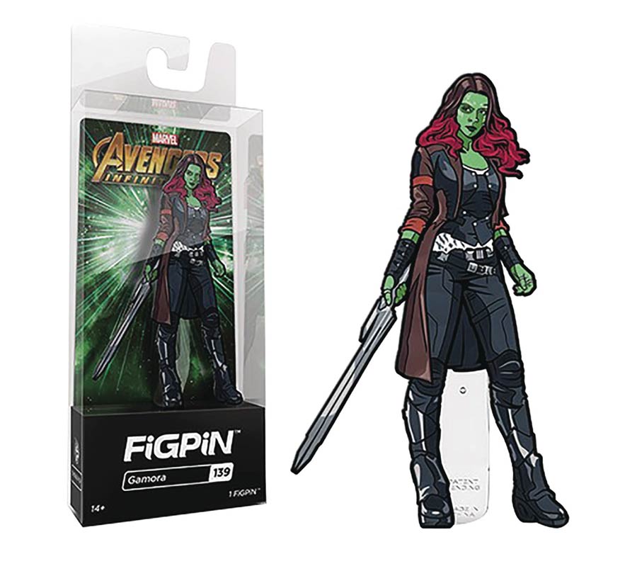 FigPin Marvel Avengers Infinity War Series 2 Gamora Figure Pin