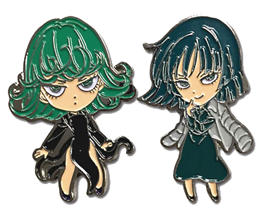 One-Punch Man Pin Set - Tornado & Blizzard