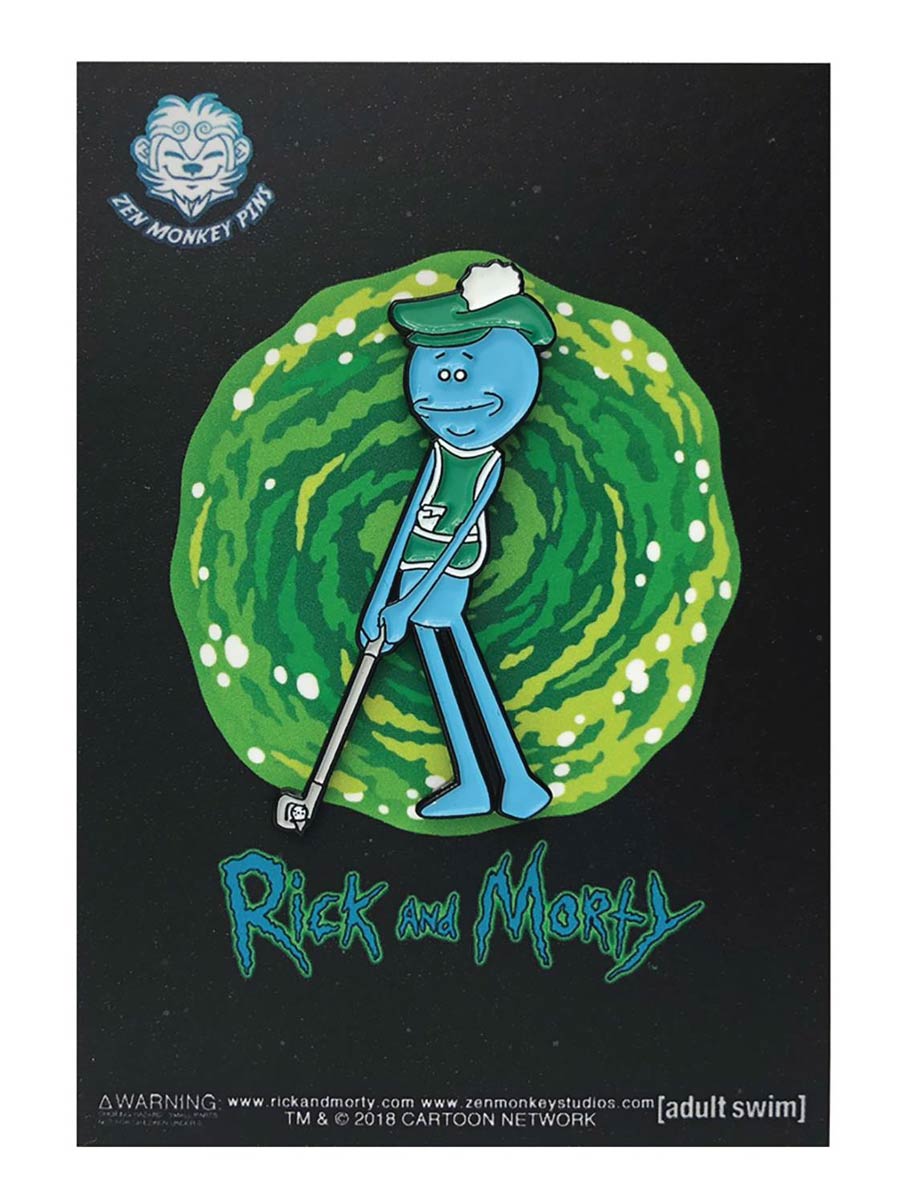 Rick And Morty Pin - Golfing Meeseeks