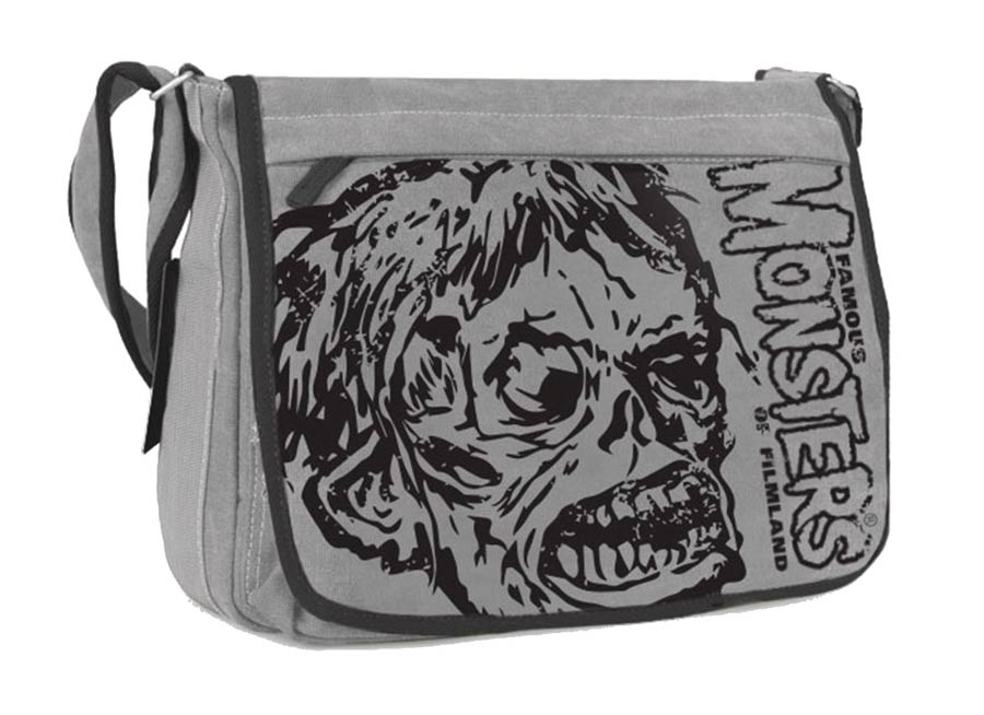 Shock Monster Messenger Bag - Gray