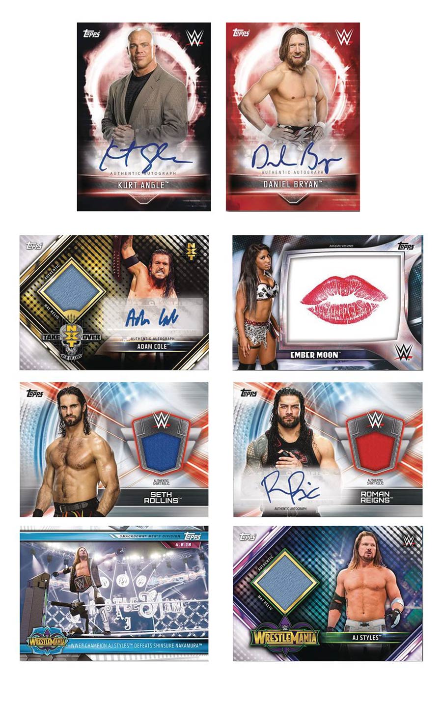 Topps 2019 WWE Road To Wrestlemania Trading Cards Box