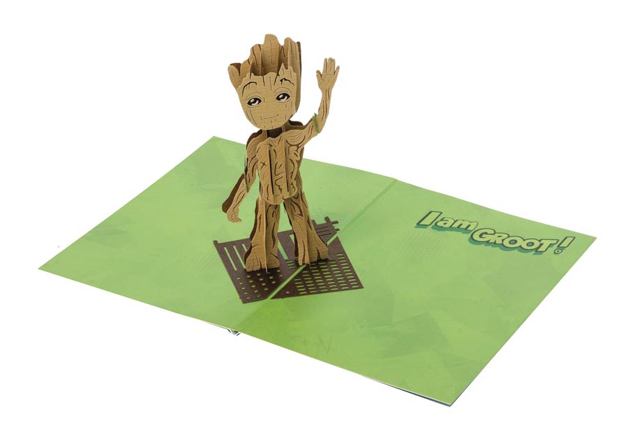 Marvel Heroes Pop-Up Card - Guardians Of The Galaxy Groot