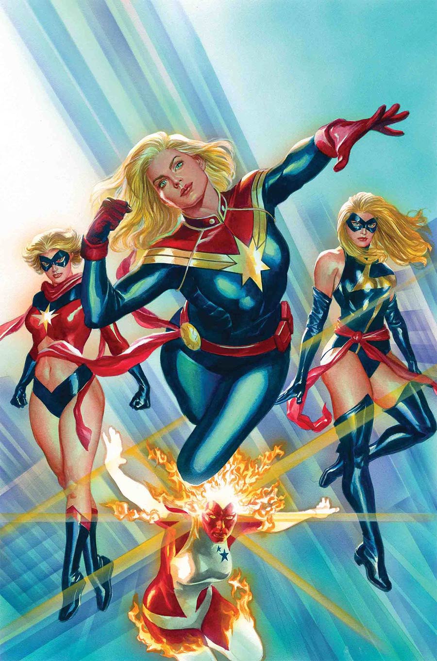 Captain Marvel Vol 9 #1 By Alex Ross Poster
