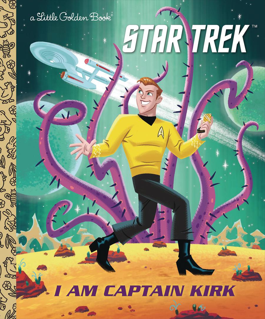 Star Trek I Am Captain Kirk Little Golden Book HC