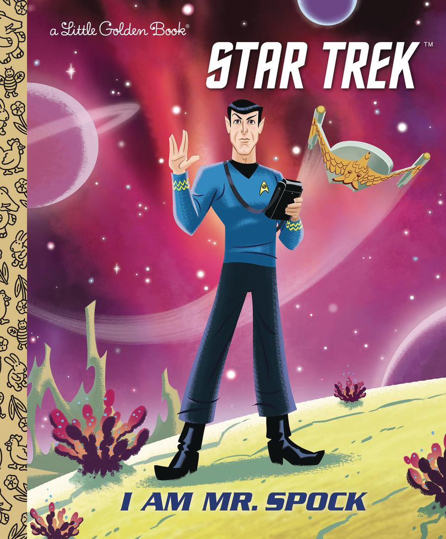 Star Trek I Am Mr Spock Little Golden Book HC