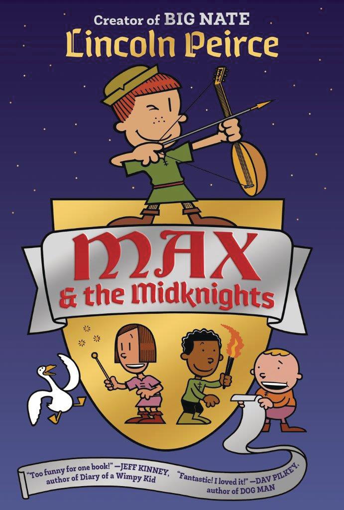 Max And The Midknights Illustrated Novel Book 1 HC