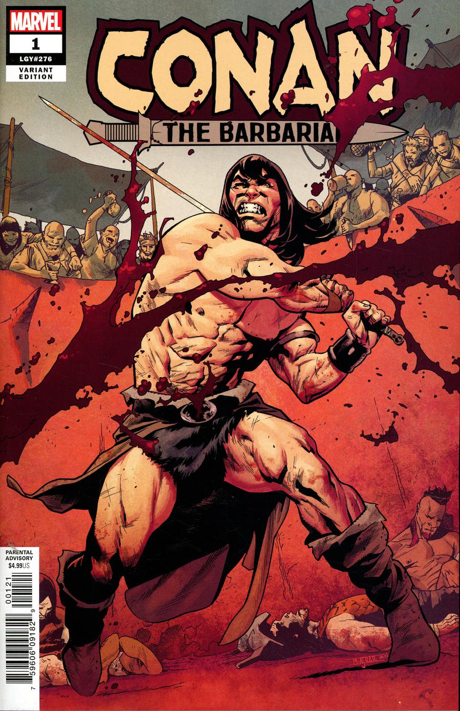 Conan The Barbarian Vol 4 #1 Cover E Variant Mahmud Asrar Party Cover
